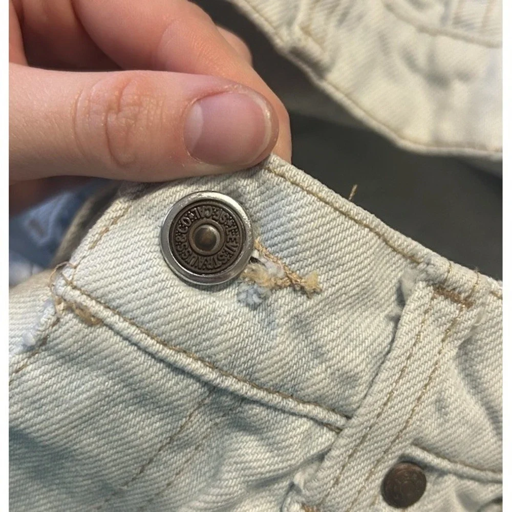 VTG 90's Levi's Silvertab Loose Fit 33x34 Light Wash‎ Skater Grunge Made In USA